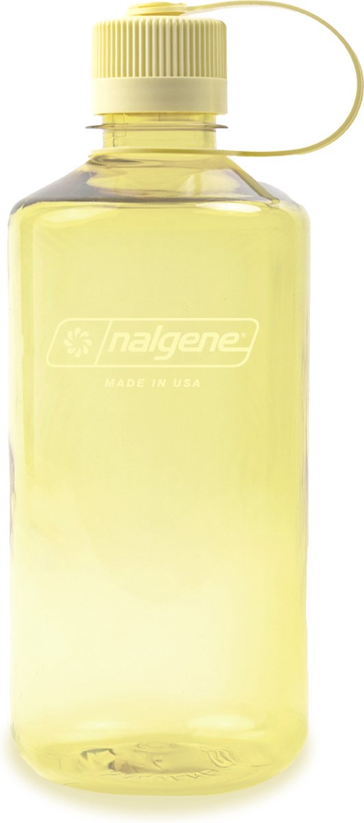 Nalgene - narrow mouth bottle - drinkfles - waterfles - lekvrij - 1000ml - bpa free - sustain - butter