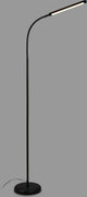 Briloner pivaz - lámpara de pie regulable - lámpara de pie para salón - con tacto - negro - h: 126,5cm