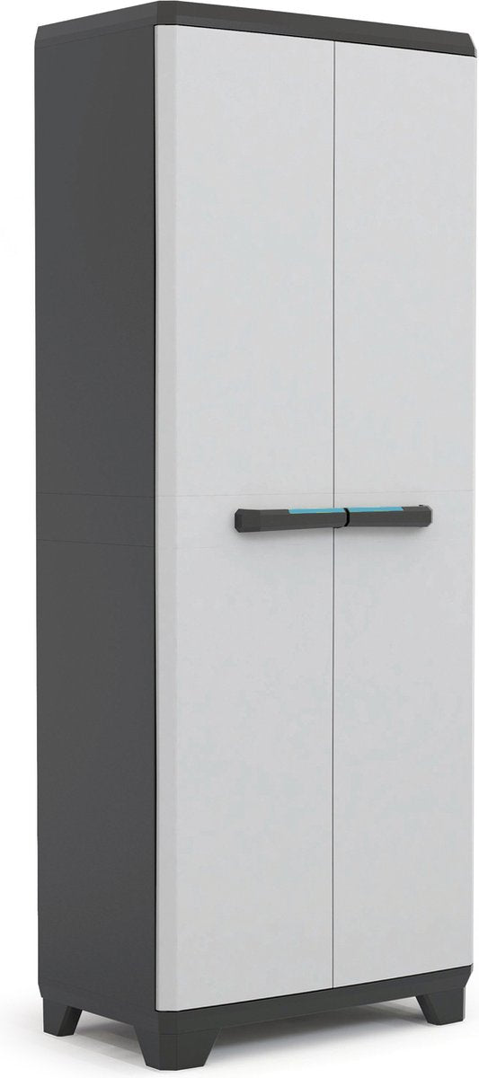 Mobile portaoggetti lineare Keter - 68x173x39 cm - grigio nero