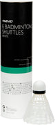 Avento 6 navette da badminton - parte superiore in nylon sughero - bianco