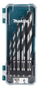 Makita accessories d-72861 | wood drill set | 5-piece - d-72861