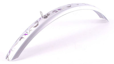 Parafango per 26 argento con stampa