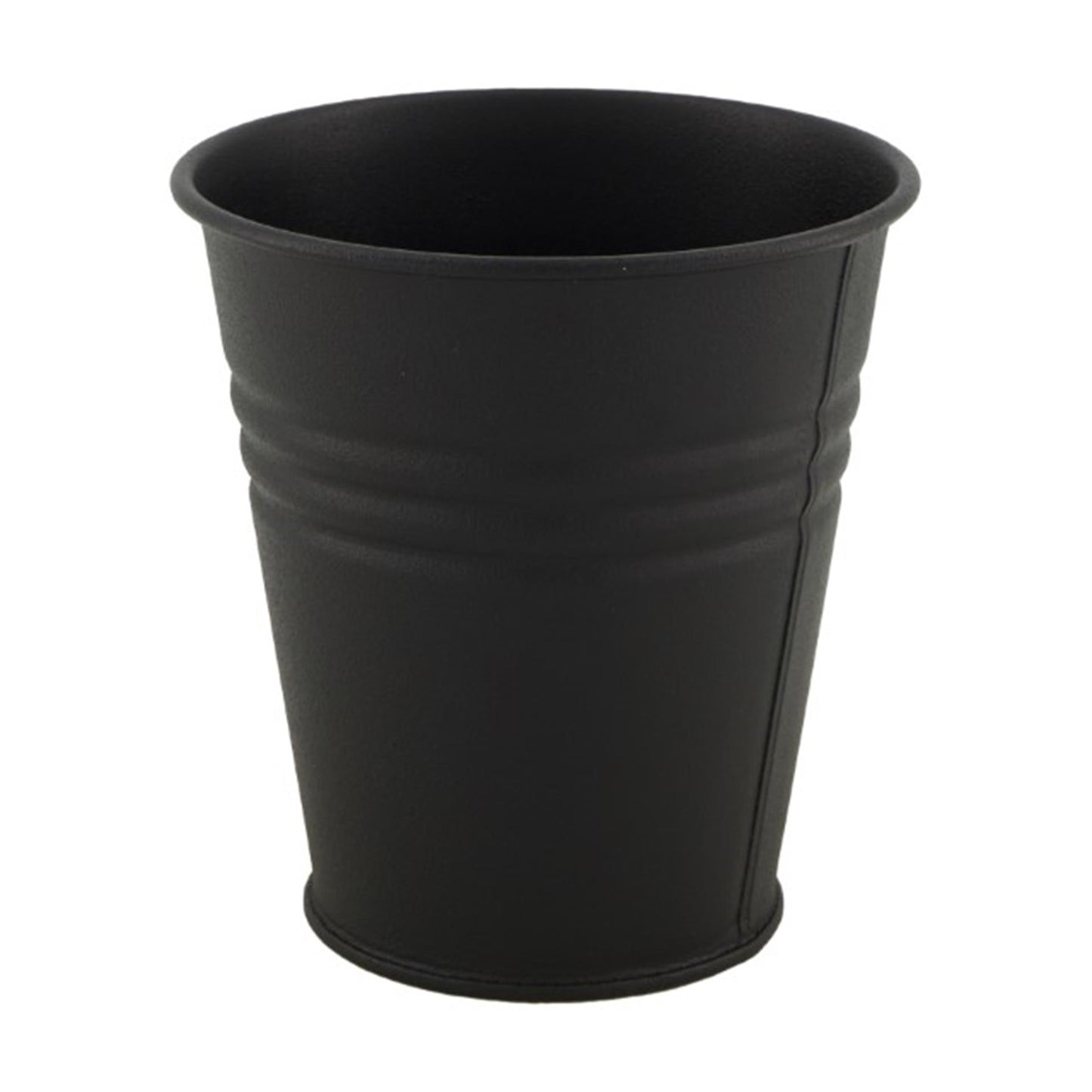 Naturel collections macetero metal ø12x12cm negro mate