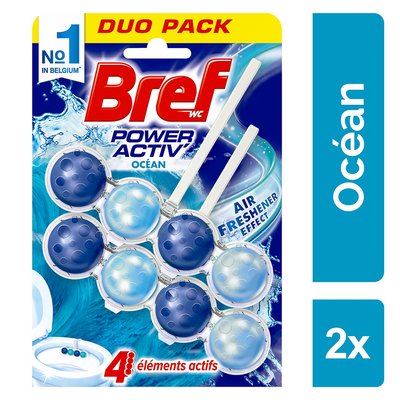 Bref 1005729 - WC power activ ocean 2x51gr | 10 piezas