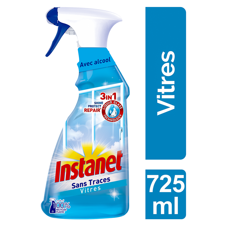 Instanet 1062363 - spray de alcohol para ventanas 725ml | 4 piezas