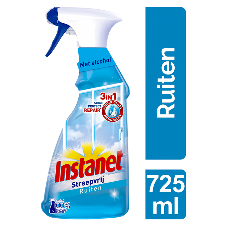 Instanet 1062363 - spray de alcohol para ventanas 725ml | 4 piezas
