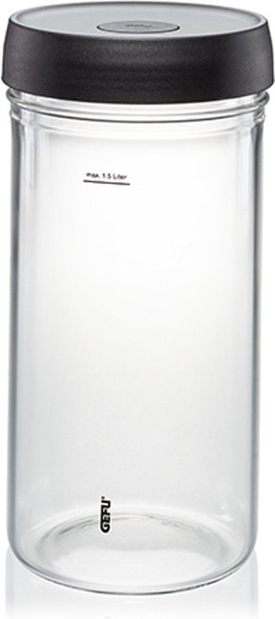 Vaso de fermentación Gefu nativo - 1 litro - recipiente de fermentación con tapa de válvula