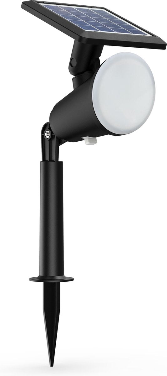 Philips Lámpara de pie solar LED Philips Jivix con pincho - negro