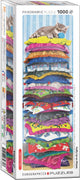 Eurographics - gatto birichino sui cuscini [gattino birichino sui cuscini] - 1000 pezzi 32×96 cm (l×a) - puzzle panoramico