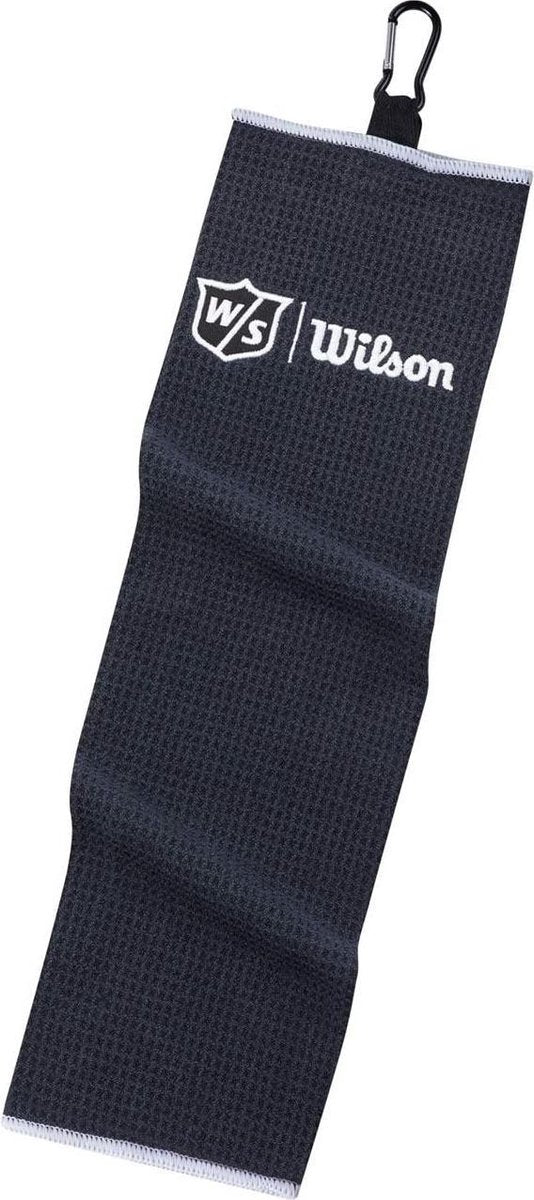 Asciugamano da golf ripiegabile Wilson Staff - nero