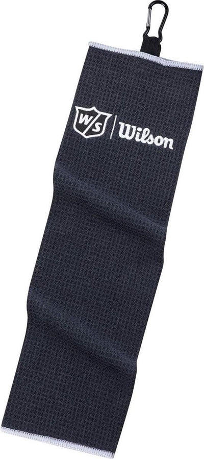 Asciugamano da golf ripiegabile Wilson Staff - nero