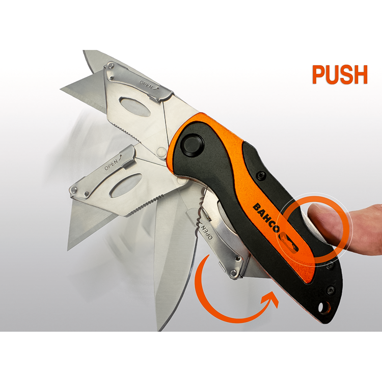 Bahco 1066855 - cuchillo deportivo de doble hoja | 5 piezas