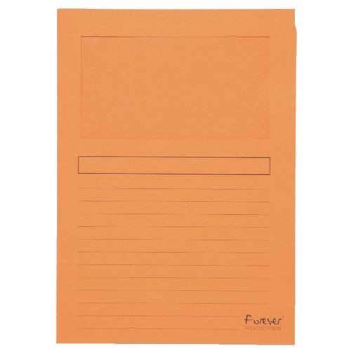 L-covers 50104e carta 31x22cm finestra scrivibile arancione