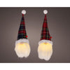 Lumineo colgante navideño gnomo LED poliéster 6x6x20cm