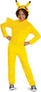 Disfraz pokémon, pikachu mono con capucha clásico, talla s (4-6 años)