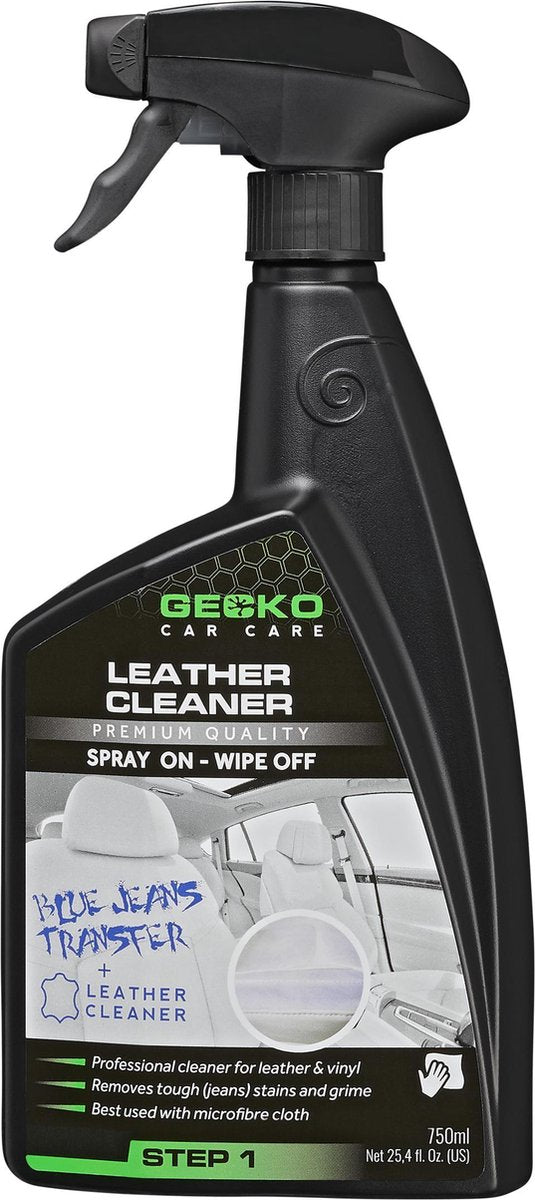 Gecko Car Care Gecko detergente per macchie di pelle e jeans 750 ml