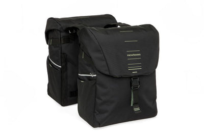 Newlooxs new looxs vigo 536.155 zwart groen dubbeltas 40l