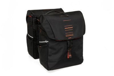 Newlooxs new looxs vigo 536.156mik2 zwart oranje dubbeltas mik 40l