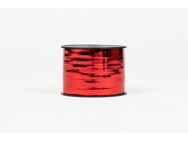 Nastro per arricciare Globos 250mx5mm rosso metallizzato