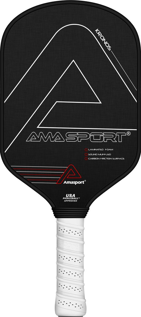 Ama sport pickleball paddle pa016 rojo - remo de carbono - control de potencia -