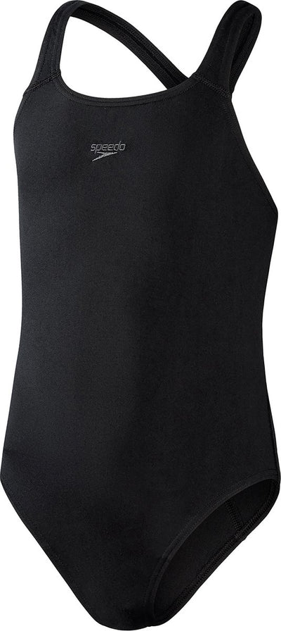 Costume da bagno sportivo per ragazze Speedo eco+ medaglia - nero