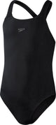 Speedo eco+ medalist meisjes sportbadpak - zwart