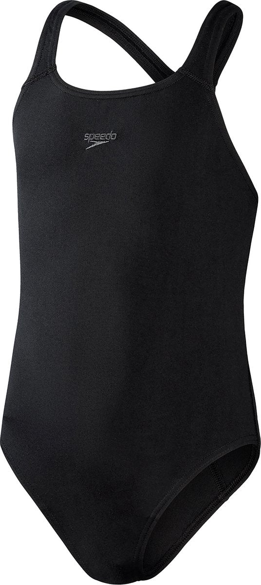 Speedo eco+ medalist meisjes sportbadpak - zwart