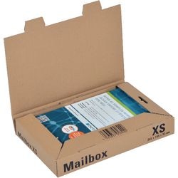 Caja plegable buzón xs 248x157x42mm 60g marrón