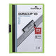 Klemmappen durable kunststof a4 22,5x31cm groen schuifklem capaciteit 6 mm