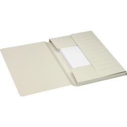 Carpeta archivadora djois 3183607 cartón 270g m2 folio 35x24cm gris estampado 3 solapas