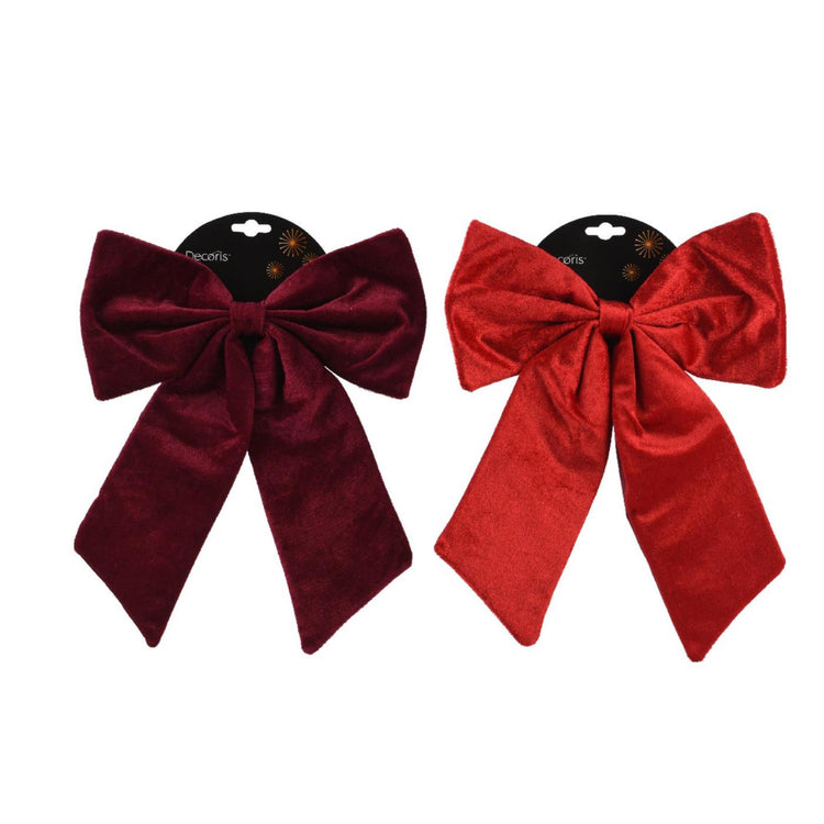 Decoris fiocco rosso bordeaux 30x35cm