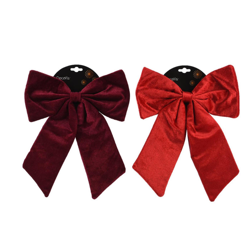 Decoris strik rood bordeaux 30x35cm