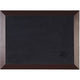 Bacheca bi-ufficio kamashi 60x45cm cornice marrone