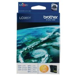 Cartucho de tinta brother lc-985y amarillo
