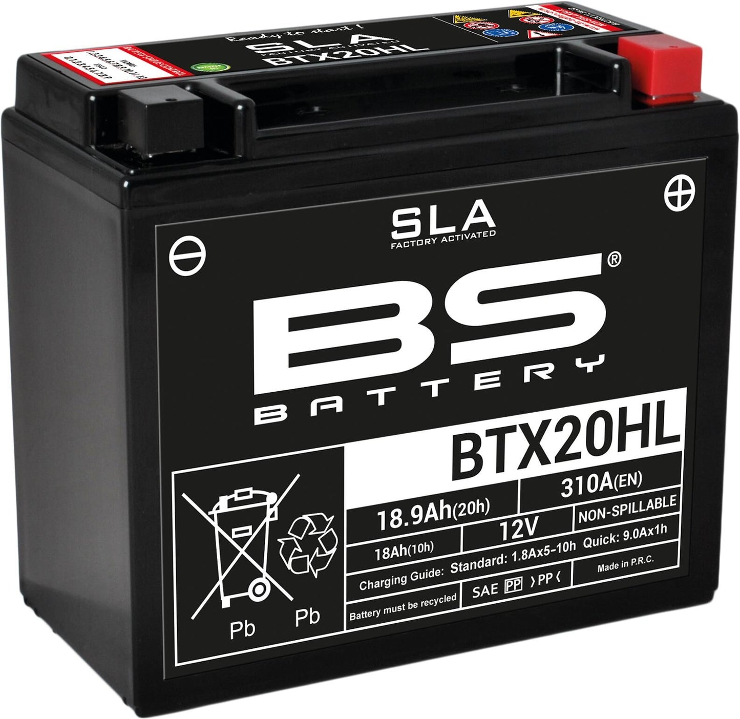 Bs-battery batterij bgz20hl btx20hl btx20hl-bs . battery btx20hl bs sla