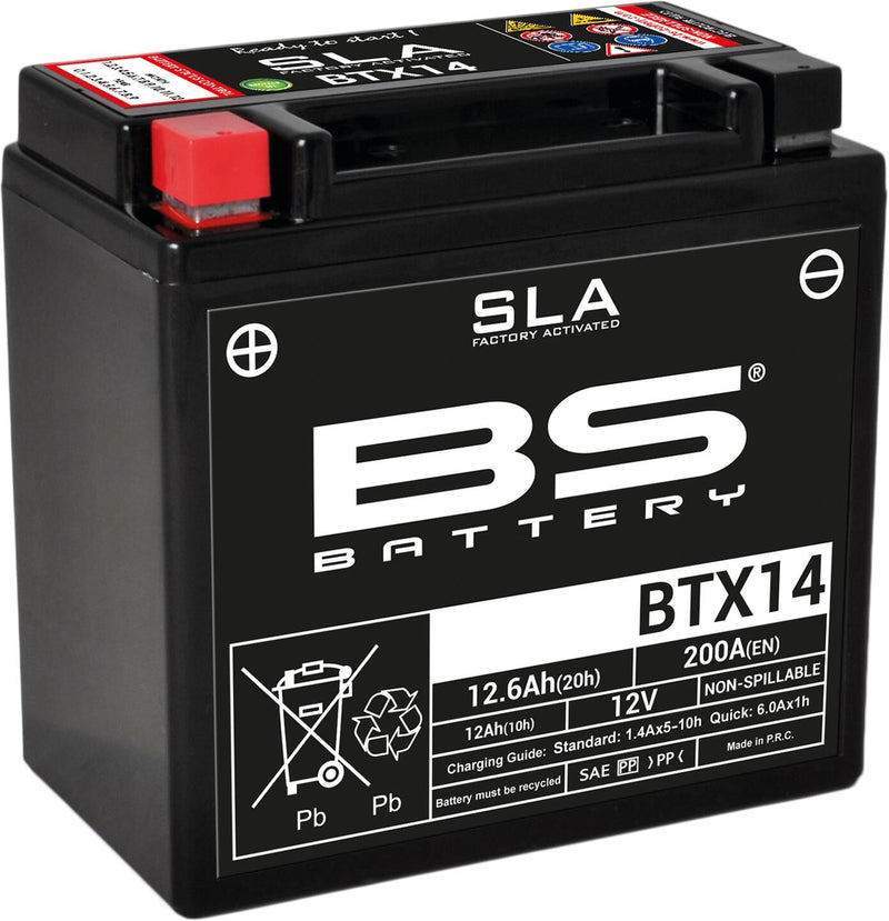 Batteria BS batteria BTX14 BS SLA