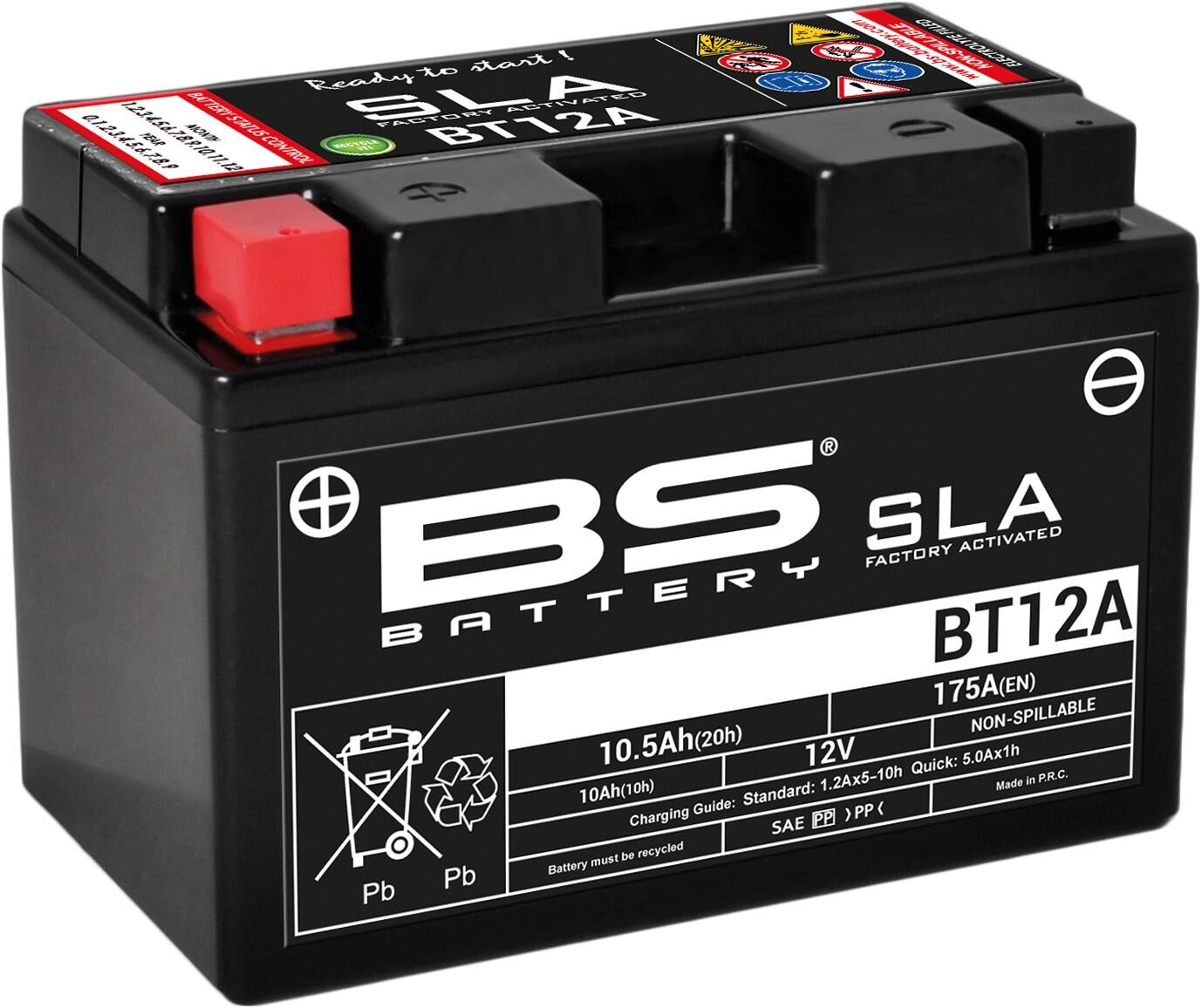 Batería BS batería BT12A BS SLA