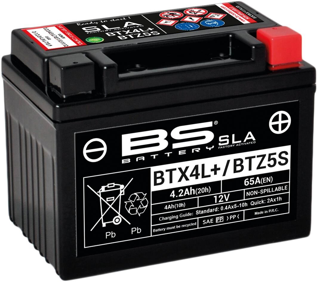 Batería BS Batería BTX4L+ BTZ5S 4AH BS SLA