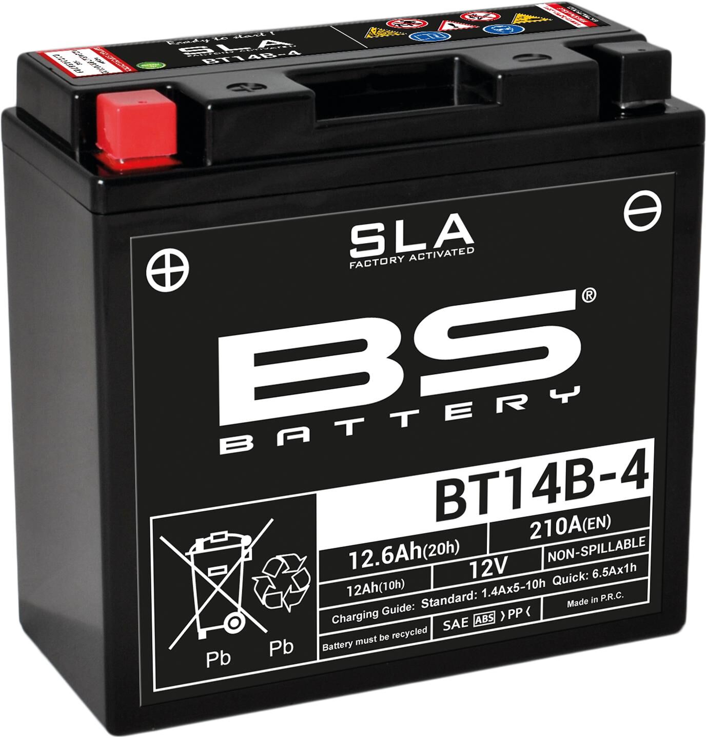 Batteria BS batteria BT14B-4 BS SLA