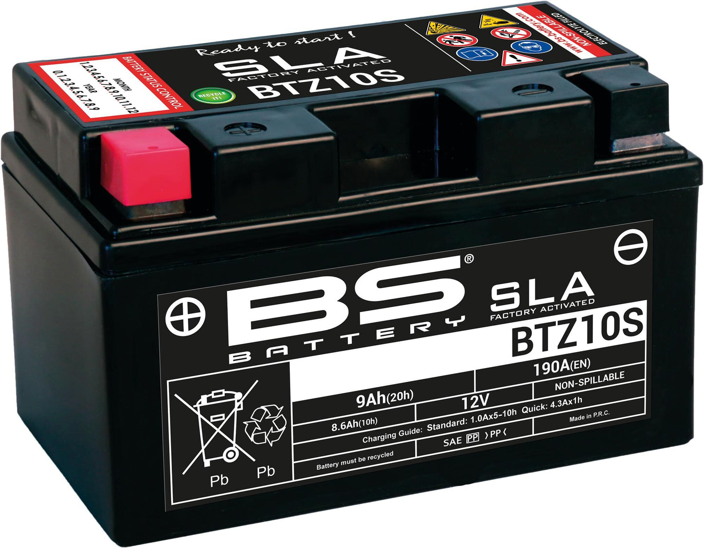 Bs-battery batterie btz10s btz10s-bs battery btz10s bs sla