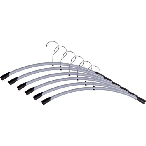 Grucce pmcinmet alba metallo e plastica 46x17 cm argento 6 pezzi