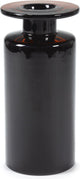 Serax - marie michielssen wind fire - vaso l - nero marrone scuro - 18 ø