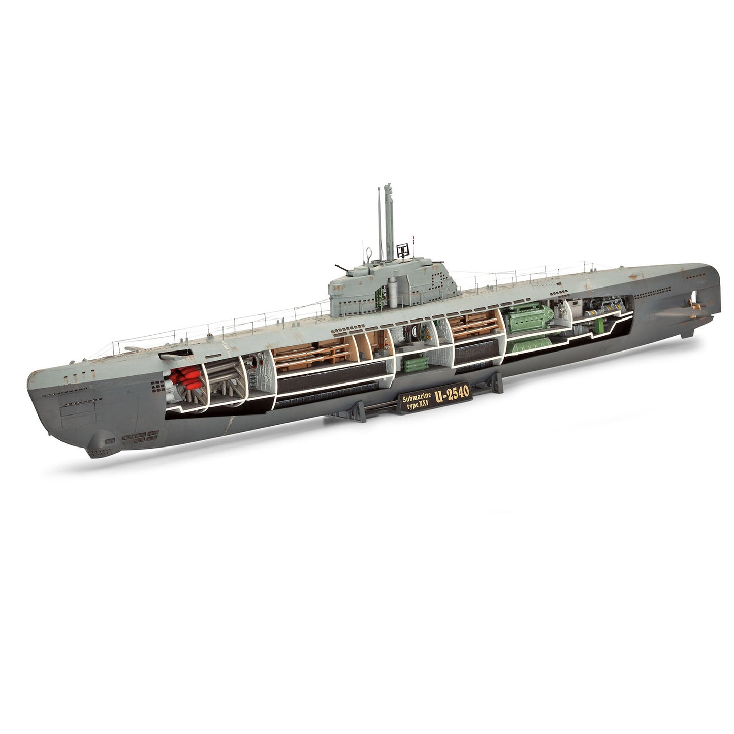 Revell submarino tipo xxi u 2540