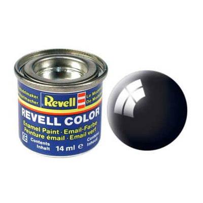 Revell Email Paint # 07 Black, Glossy