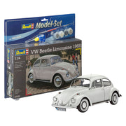 Revell model set - volkswagen beetle limousine 68 - incl. basiskleuren verf - afbeelding 1