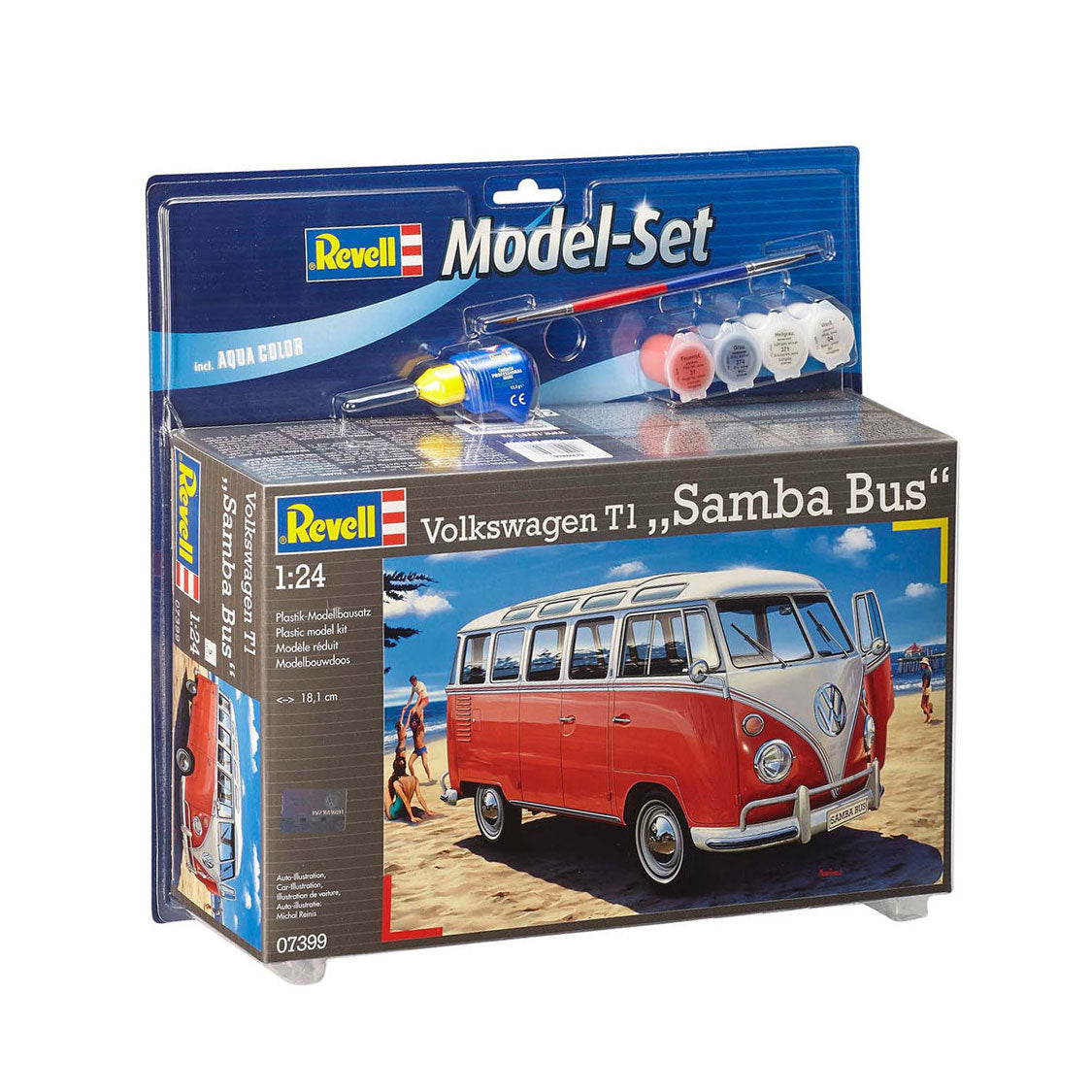 Set di modelli Revell VW T1 Samba Bus