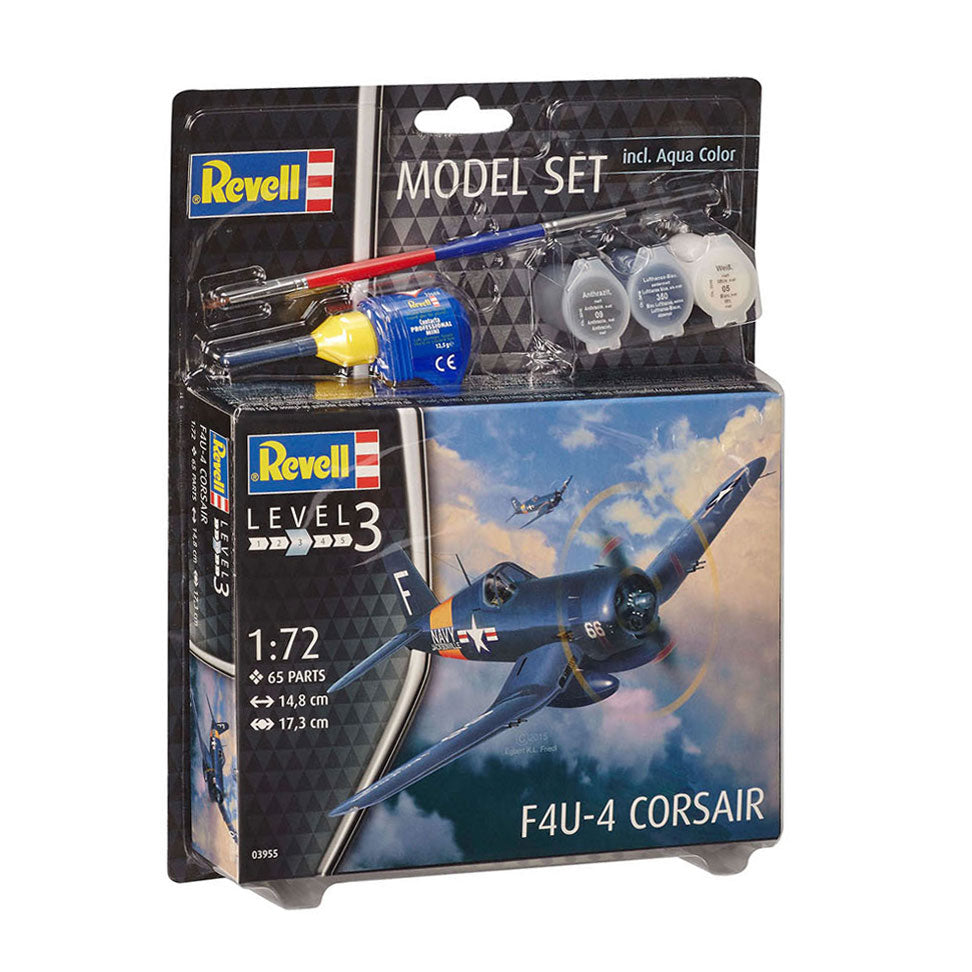 Revell Modelo Conjunto F4U-4 Corsair Fighter Plan