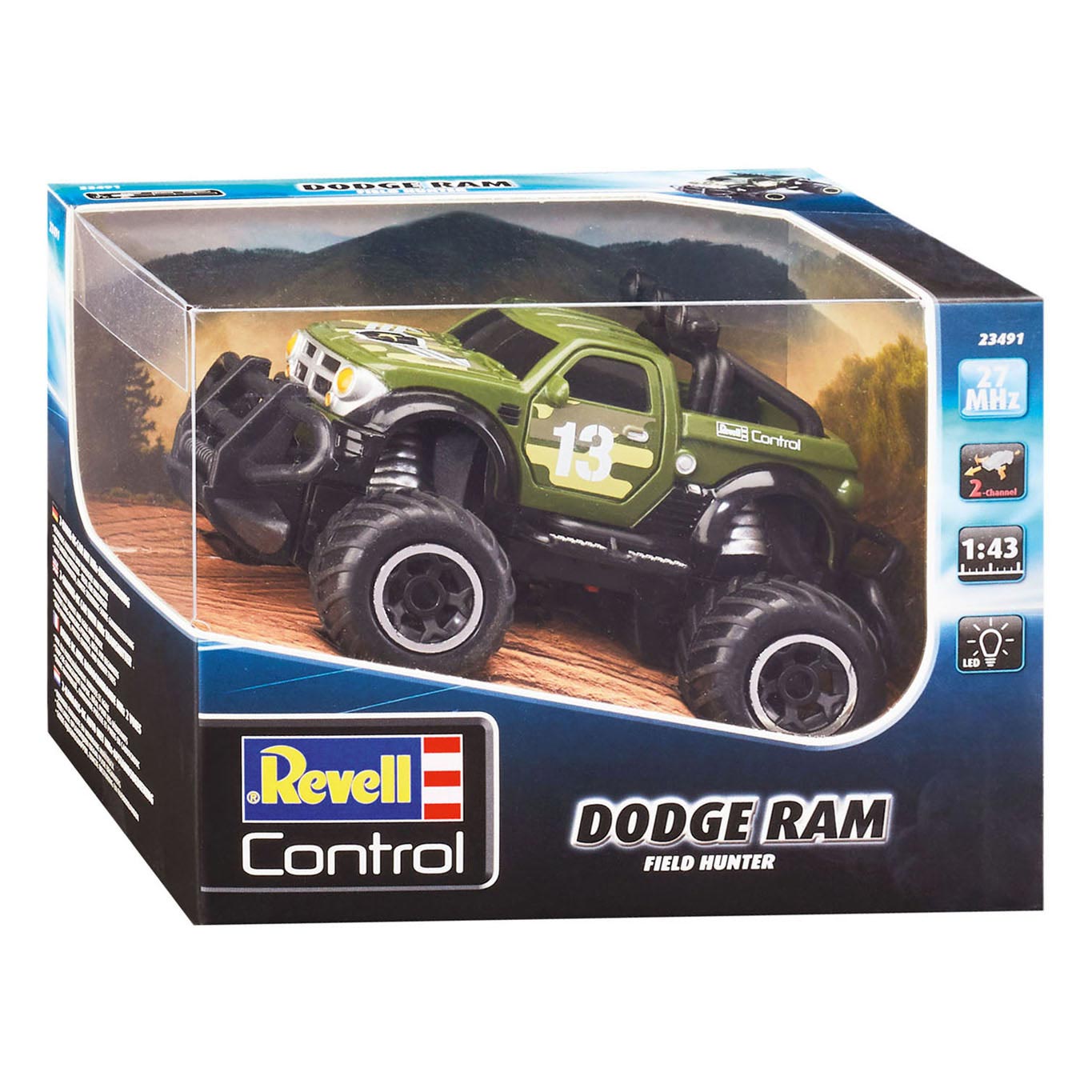 Revell 23491 rc car dodge ram field hunter rc model