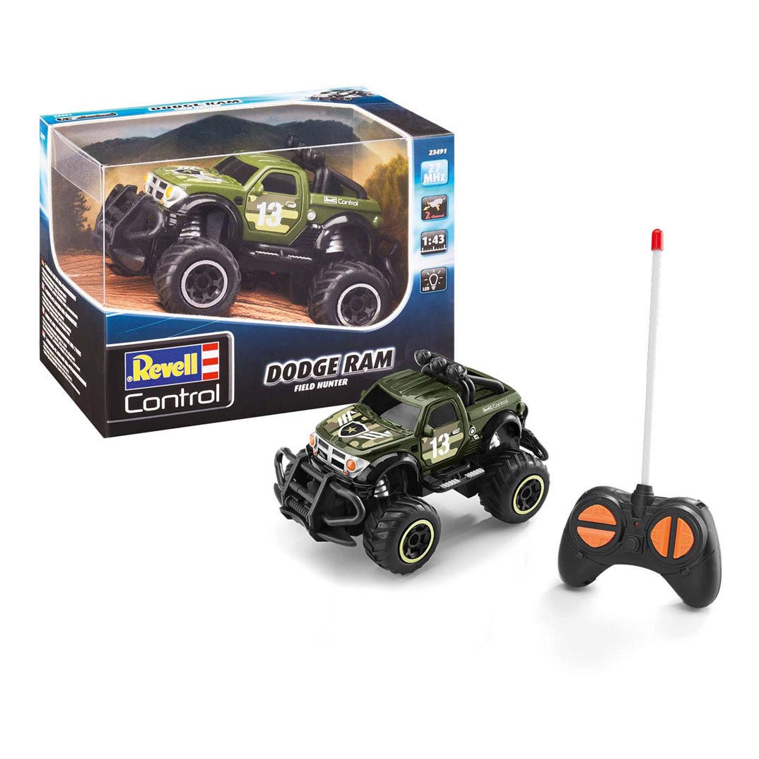 Revell rc bestuurbare auto - dodge ram field hunter