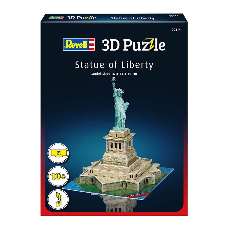 Kit di costruzione per puzzle 3D Revell - Statua della Libertà